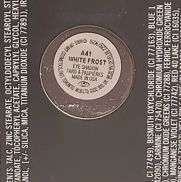 MAC Eye Shadow Pro Palette Refill *WHITE FROST* / .05 oz / New in box - Picture 4 of 5